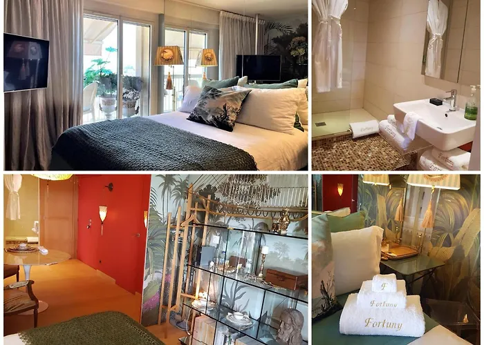 Le Fortuny - 3 Suites, 2 Apparts, 1 Chambre - Proche Tram Ligne Aeroport Et Parking Gratuit